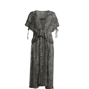 ♥️Sexy Robe Kimono Animal Print 3X